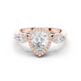 Gold Ring DDLR-275, Rose Gold