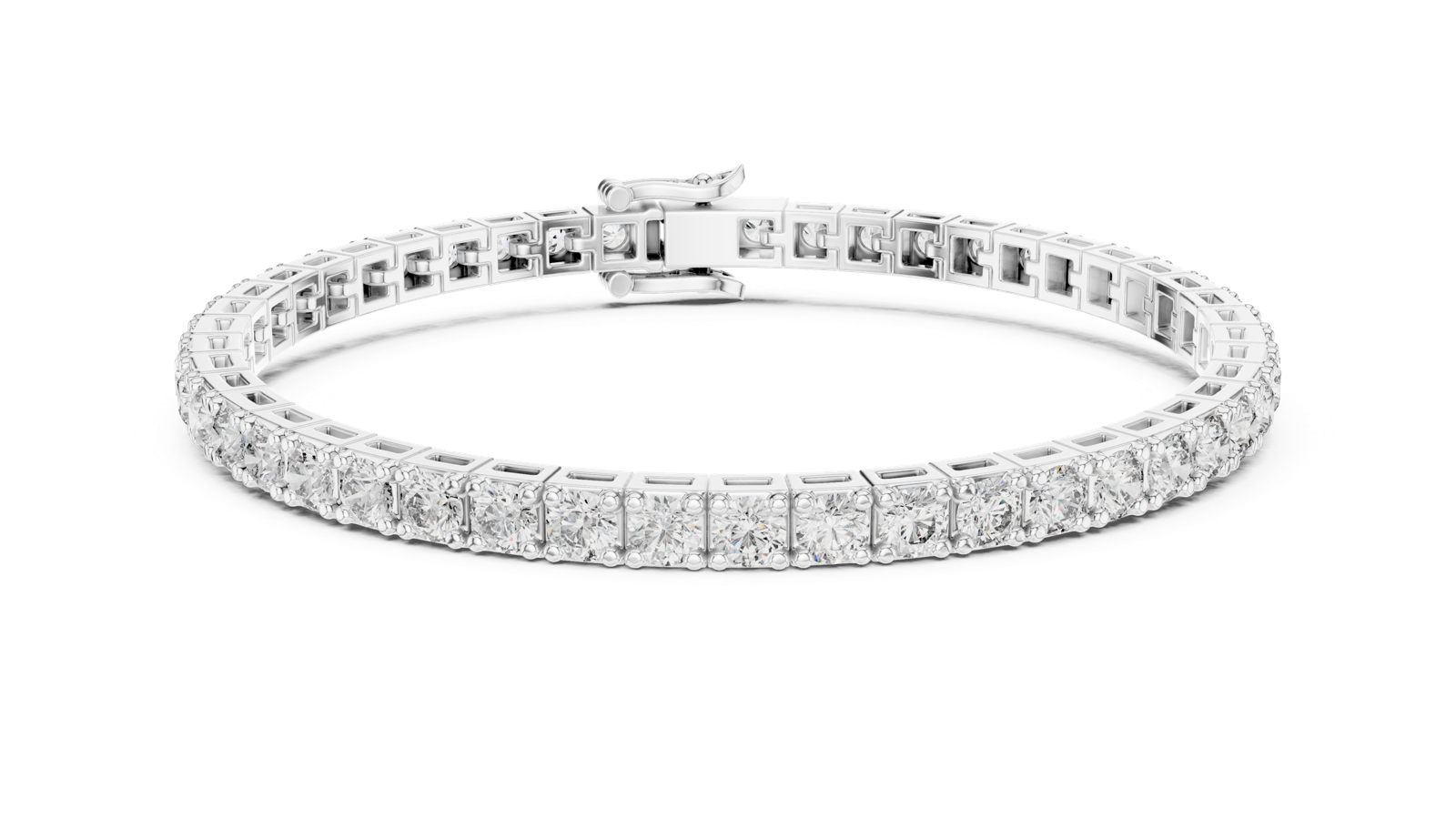 Gold Bracelet FBR0029-4 (1), White Gold, view 4