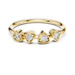 Gold Ring L28-11, Yellow Gold, view 4