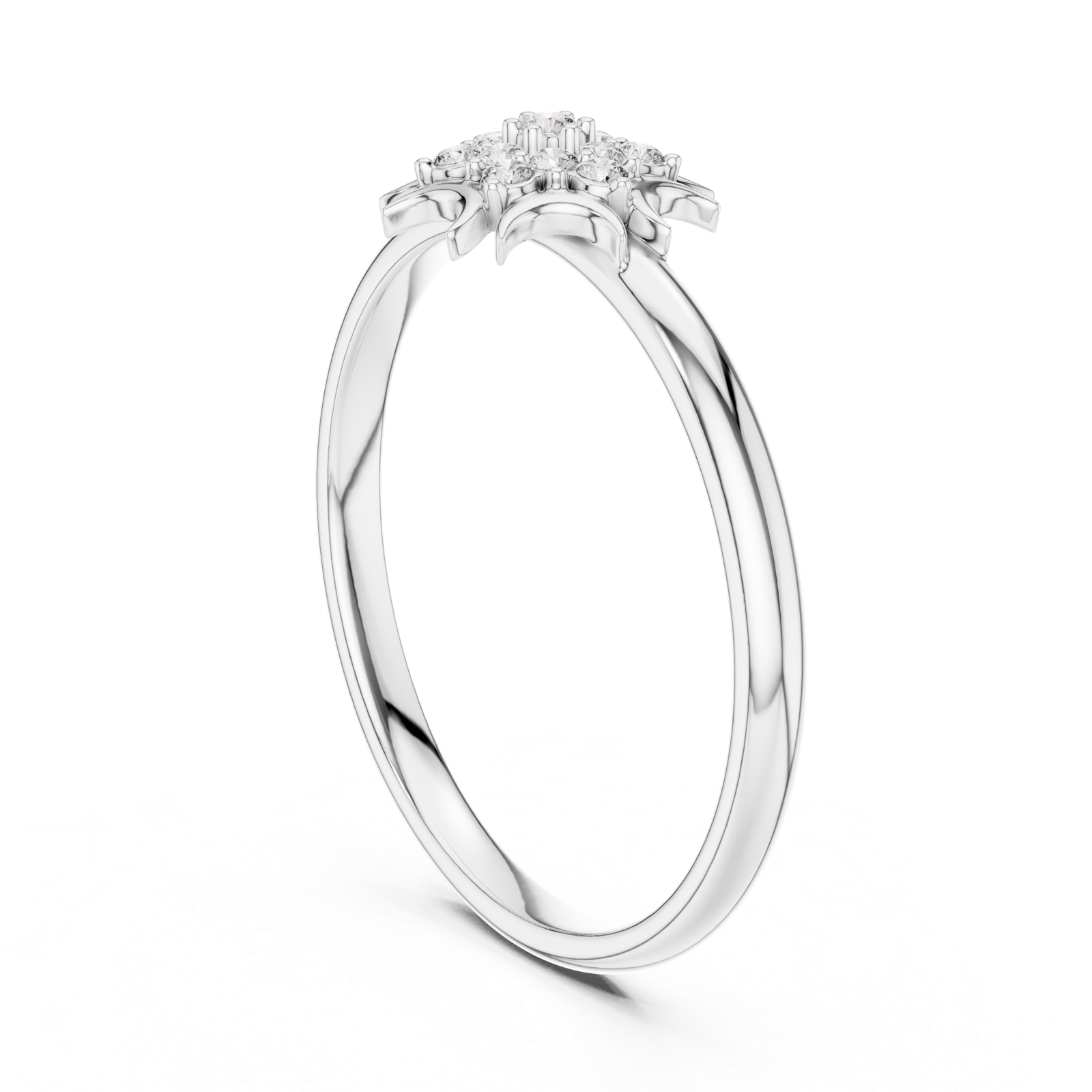 Gold Ring 1 (282), White Gold, view 1