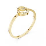 Gold Ring DDLR-686, Yellow Gold, view 2