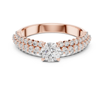 Gold Ring DDLR-005, Rose Gold, view 4