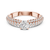 Gold Ring DDLR-005, Rose Gold, view 4