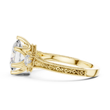 Gold Ring DDLR-282, Yellow Gold, view 3