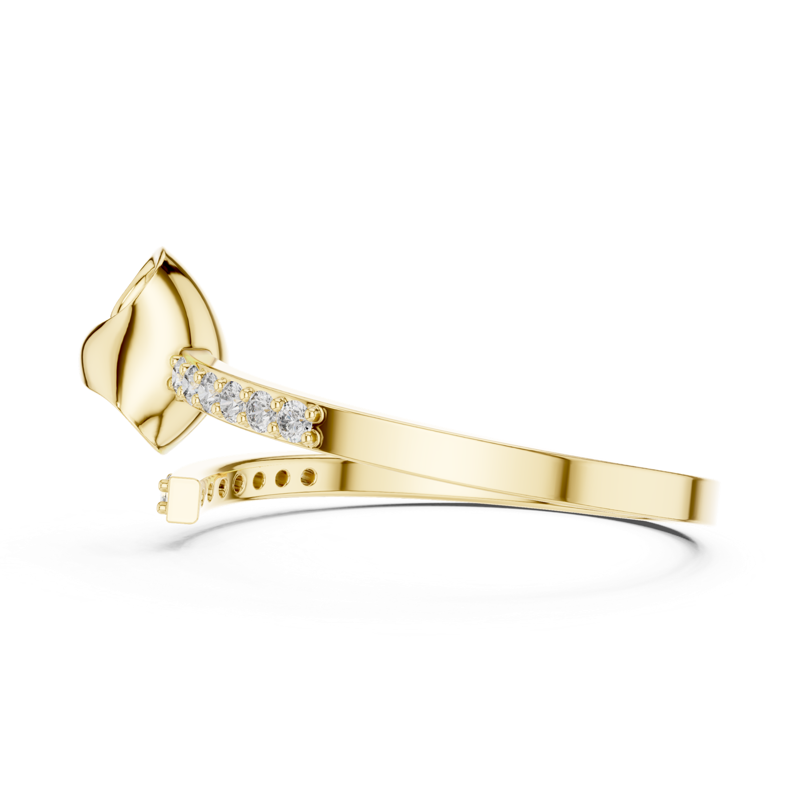 Gold Ring 1 (251), Yellow Gold, view 3