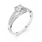 Gold Pendant 9-10009L_21, White Gold, view 2