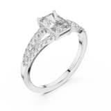 Gold Pendant 9-10009L_21, White Gold, view 2
