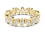 Gold Ring DDLR-311, Yellow Gold, view 4