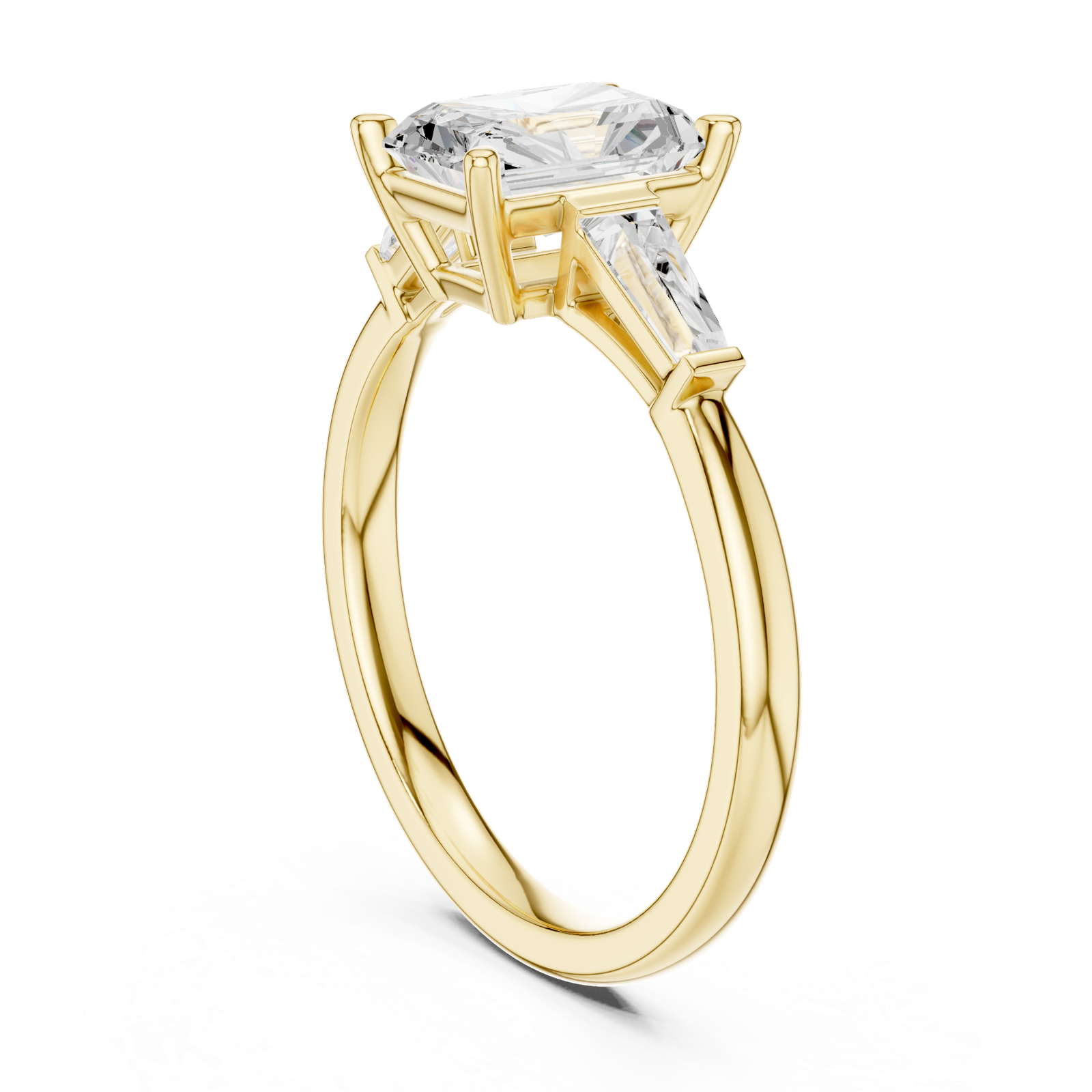 Gold Ring DDLR-923, Yellow Gold, view 1