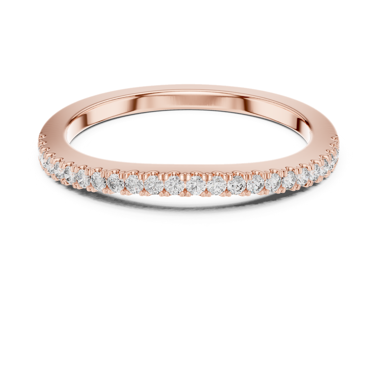 Gold Ring DDLR-048, Rose Gold, view 4