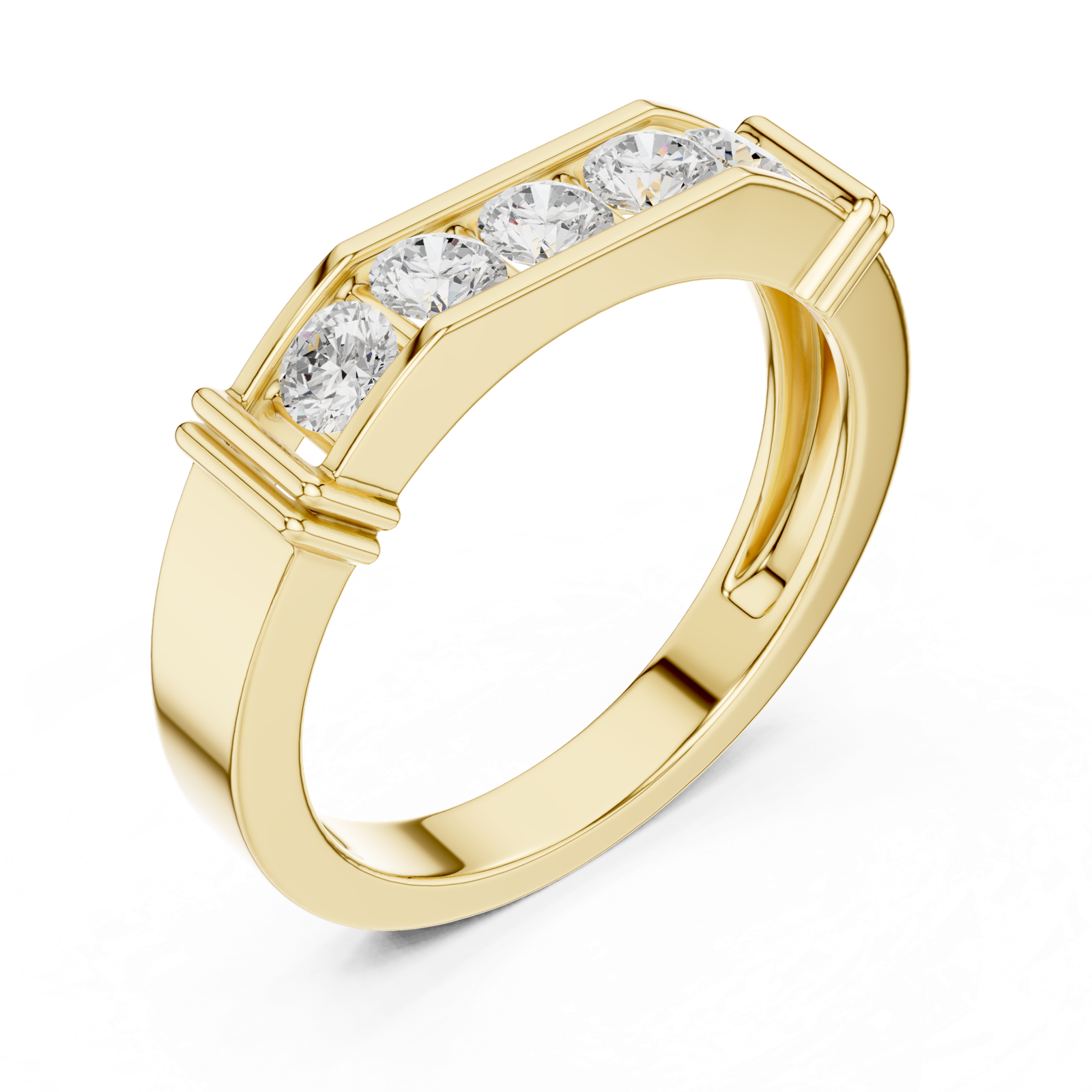 Gold Ring SBMR(10), Yellow Gold, view 2
