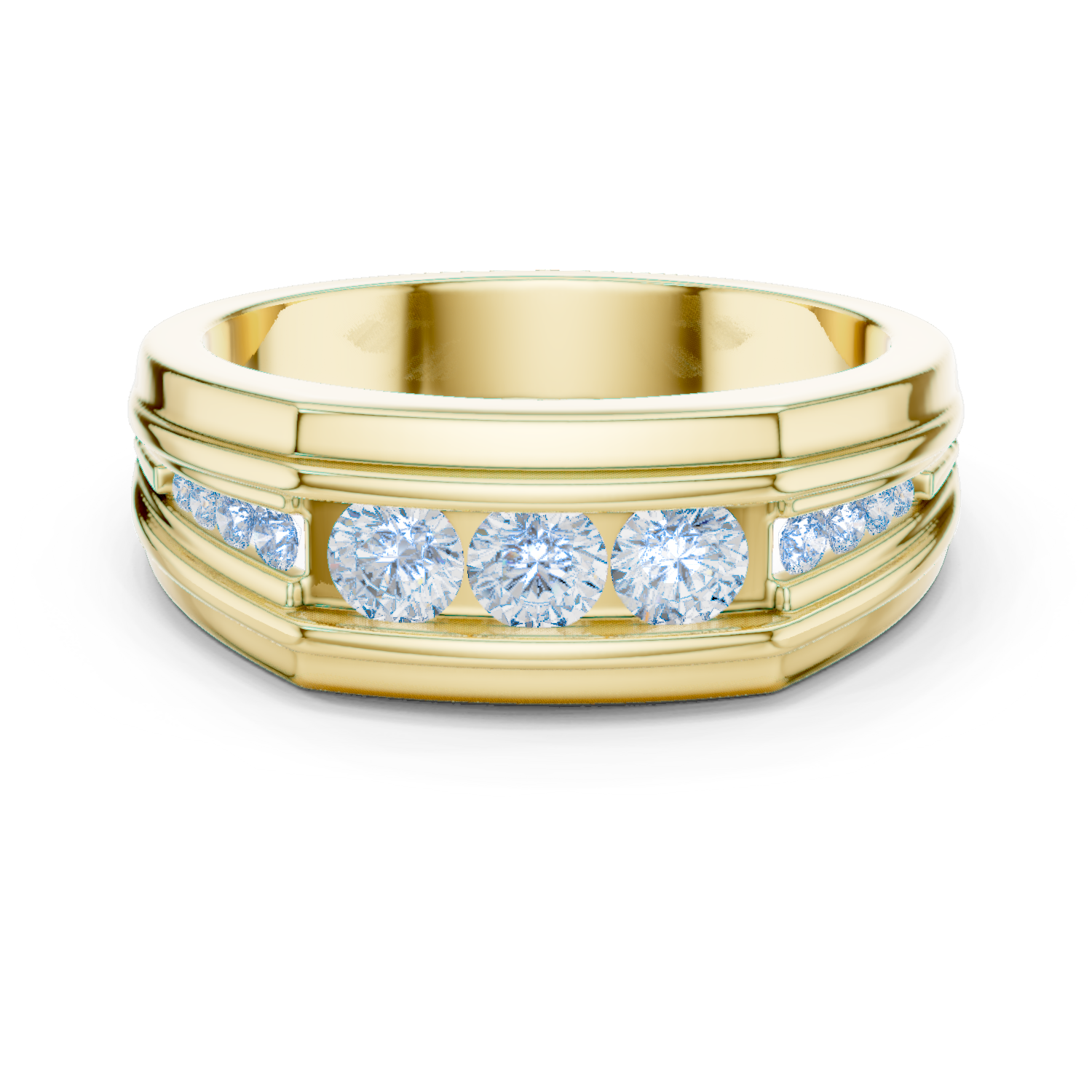 Gold Men's Ring GGR-0014, Yellow Gold