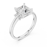 Gold Ring DDLR-871, White Gold, view 2