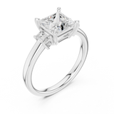 Gold Ring DDLR-871, White Gold, view 2