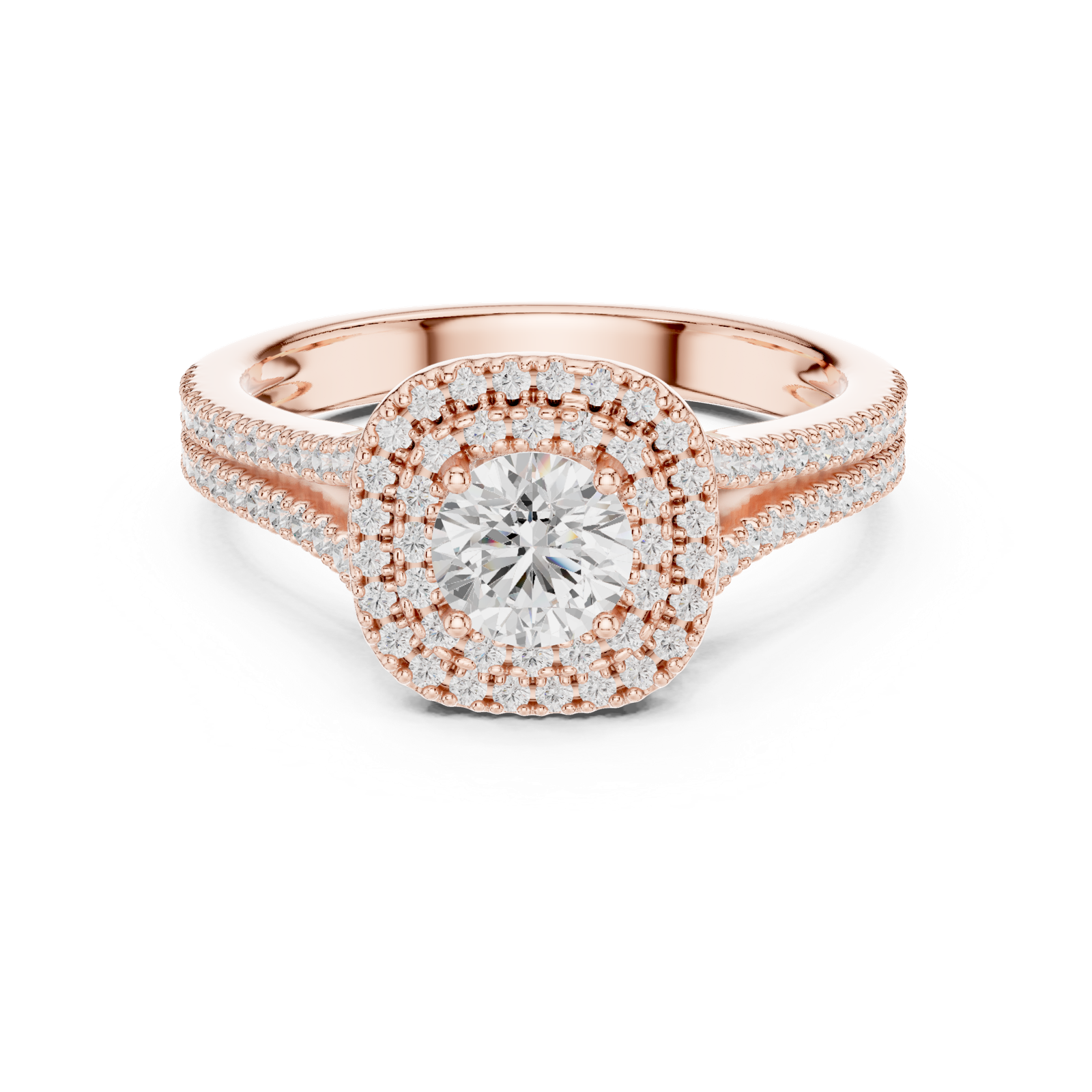 Gold Ring LR-0253, Rose Gold