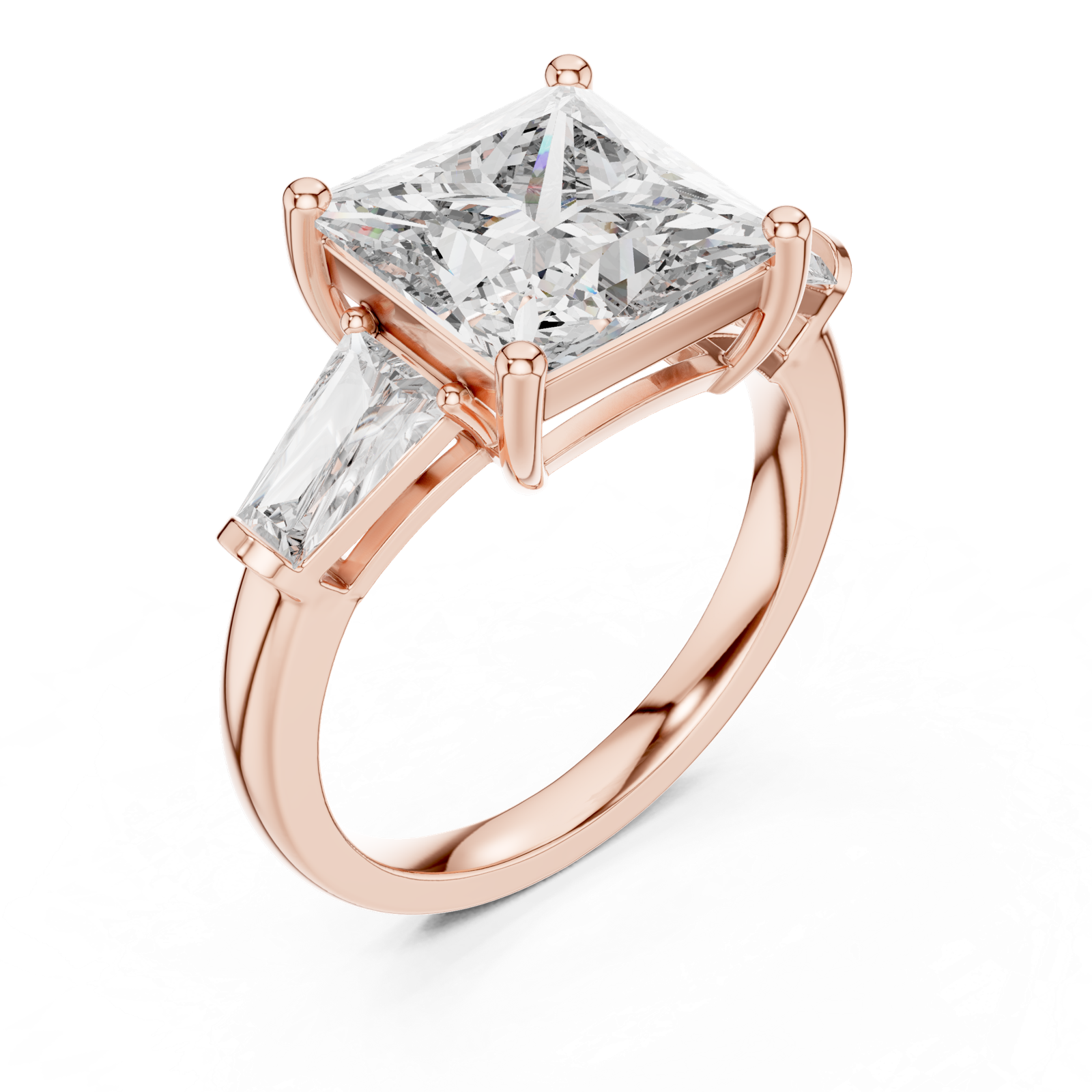 Gold Pendant 9-10016L_13, Rose Gold, view 2