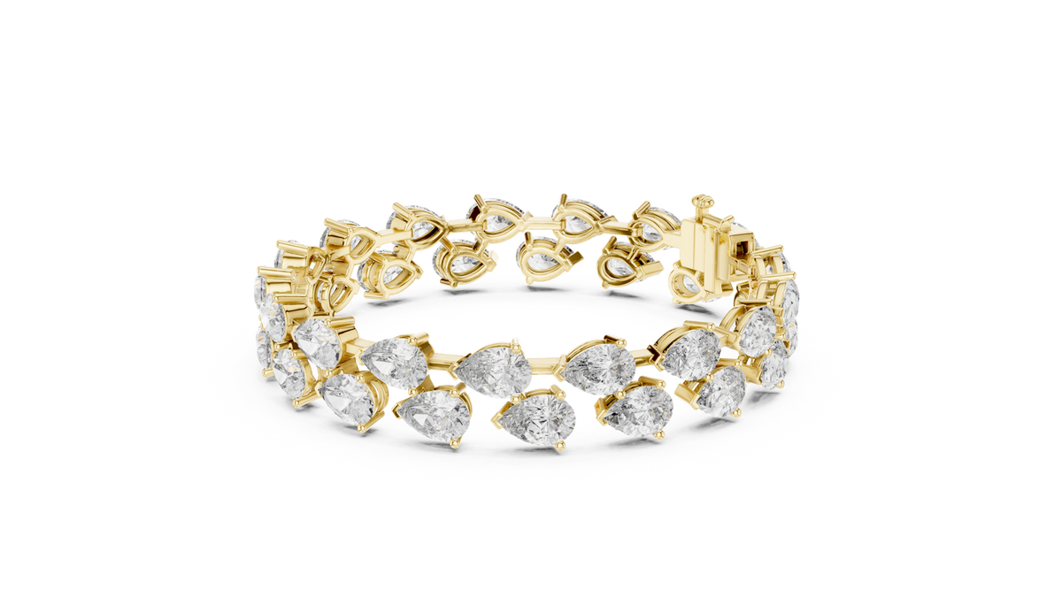 Gold Bracelet 25-CAD, Yellow Gold, view 1