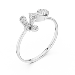 Gold Ring 1 (242), White Gold, view 2