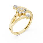 Gold Ring ALR-162, Yellow Gold, view 2