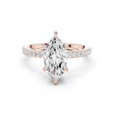 Gold Ring DDLR-256, Rose Gold