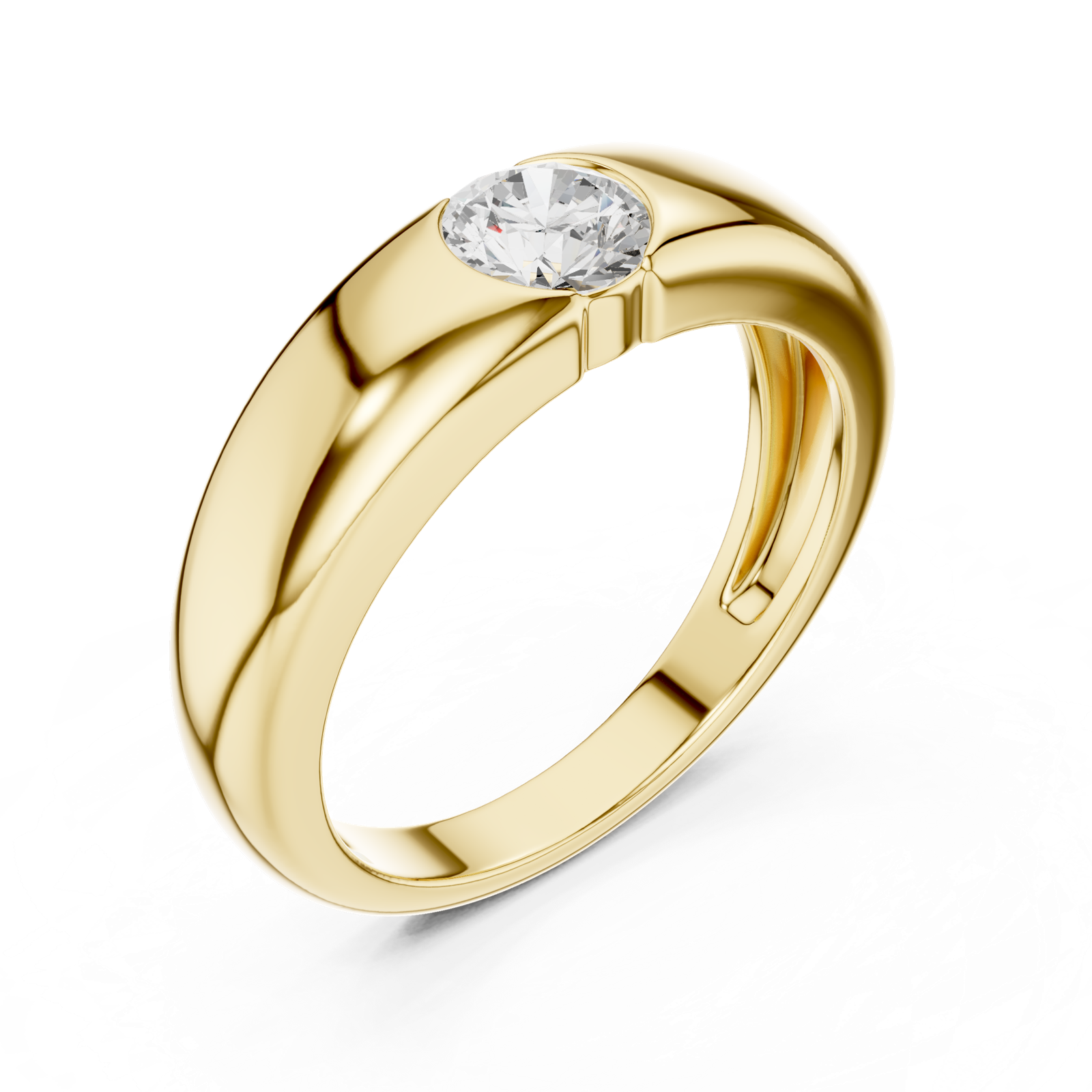 Gold Ring SBMR(15), Yellow Gold, view 2