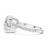 Gold Ring DDLR-1025, White Gold, view 3