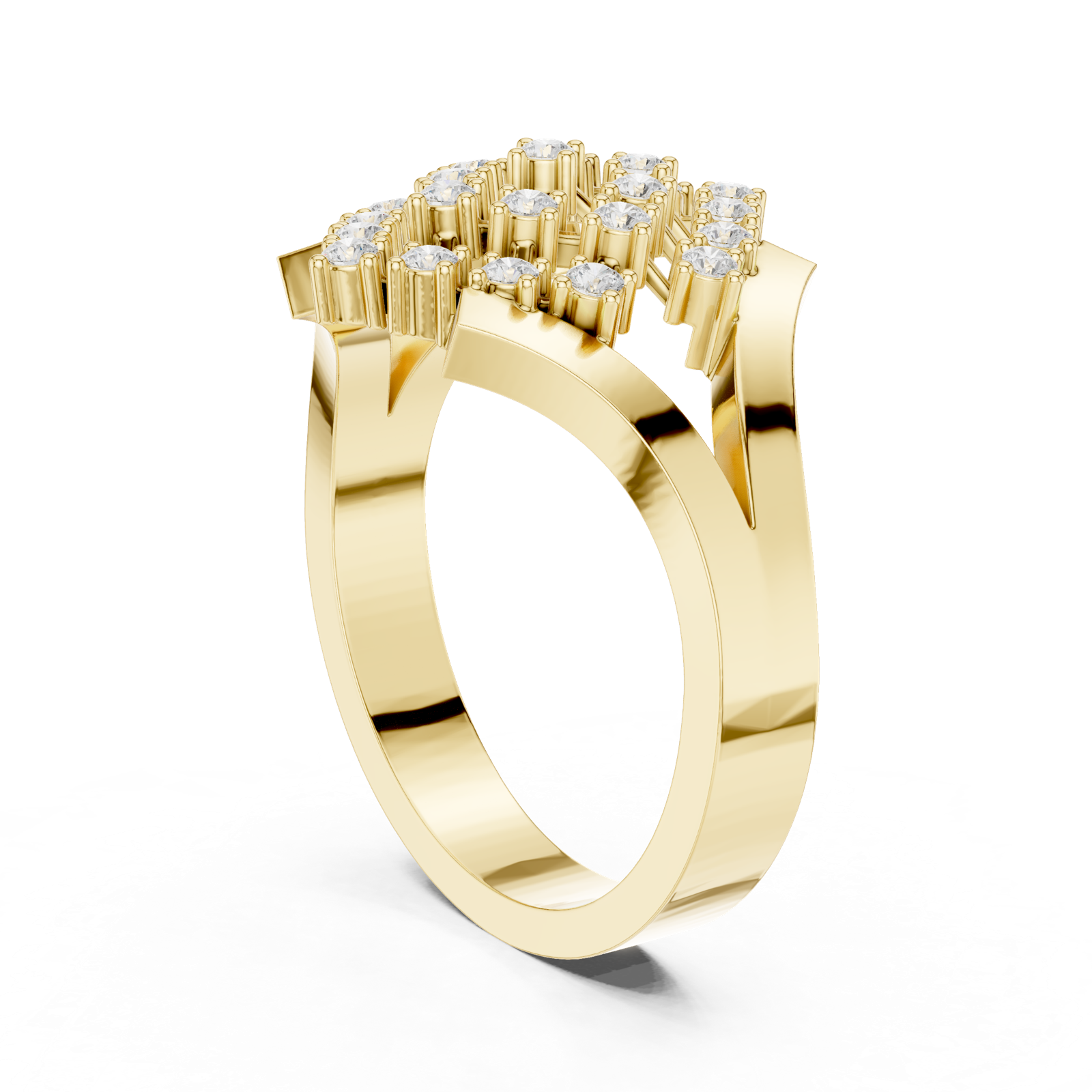 Gold Ring DDLR-461, Yellow Gold