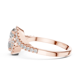 Gold Ring 00001L (48), Rose Gold, view 3