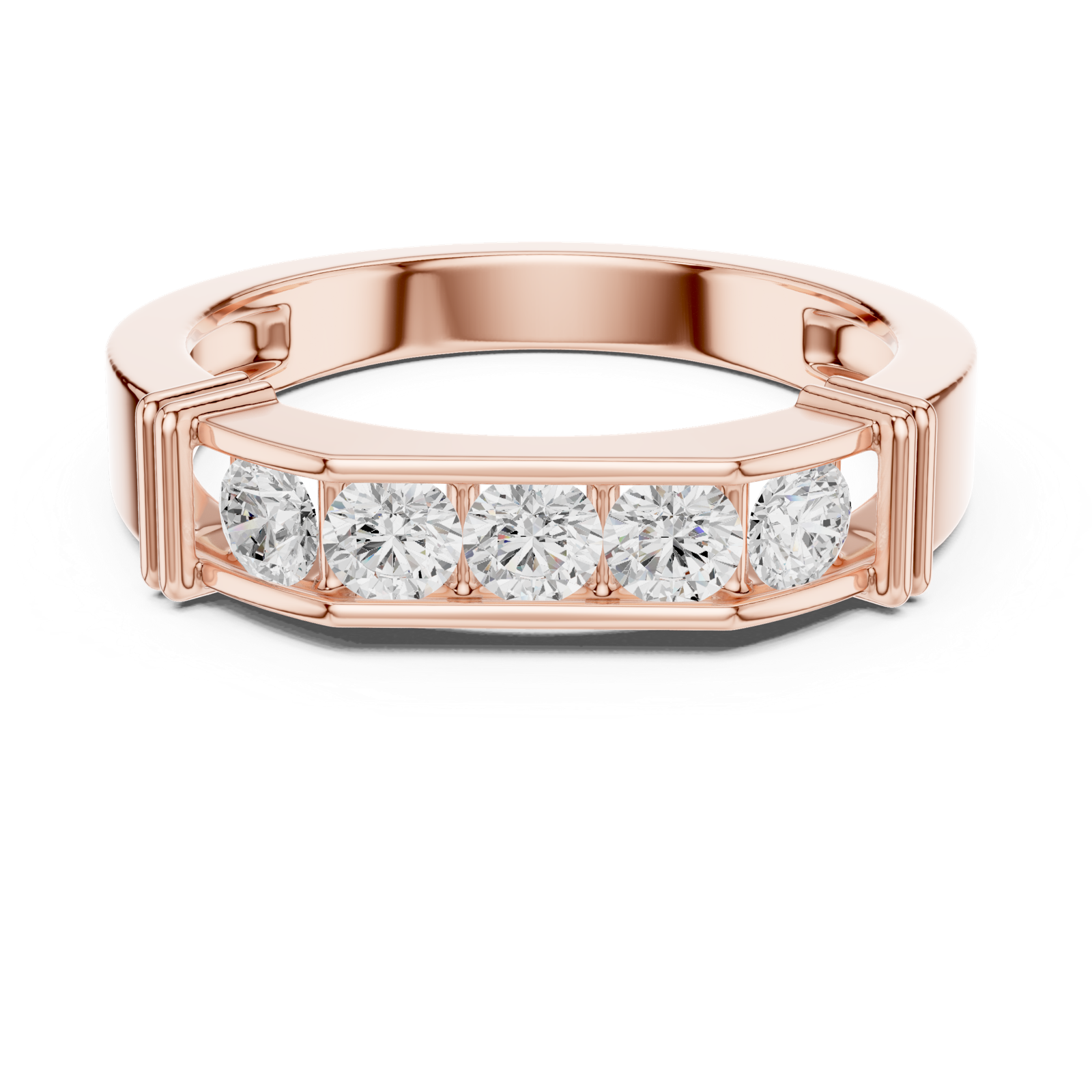 Gold Ring SBMR(10), Rose Gold, view 4