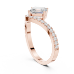 Gold Ring DDLR-1114, Rose Gold, view 1