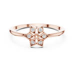 Gold Ring DR-6258, Rose Gold, view 4