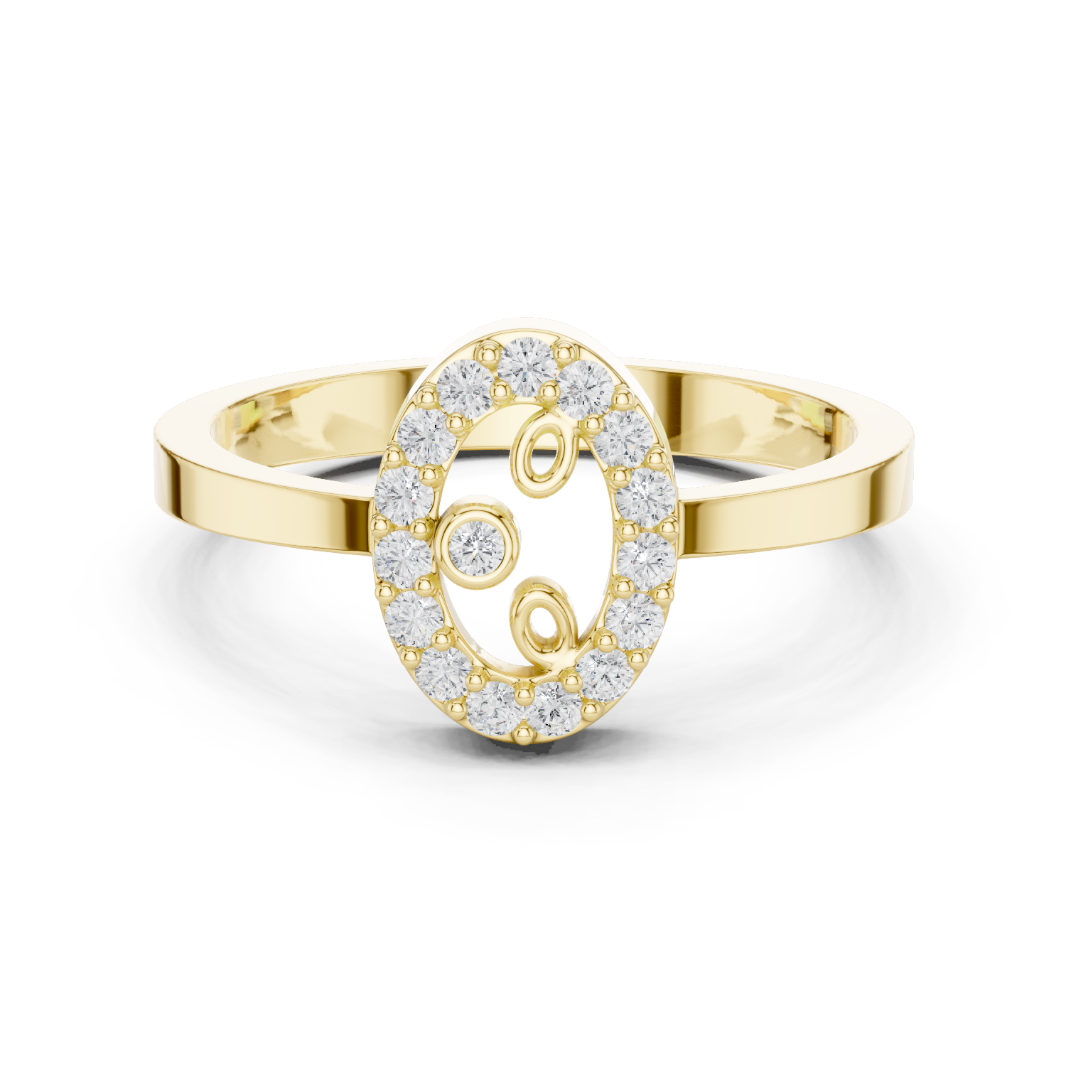 Gold Ring R28, Yellow Gold