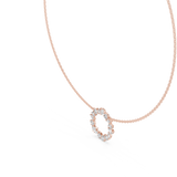 Gold Pendant GNK-0011, Rose Gold, view 2