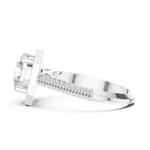 Gold Ring DDLR-407, White Gold, view 3