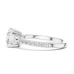 Gold Ring DDLR-863, White Gold, view 3