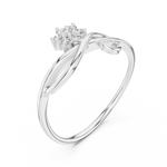 Gold Ring 12-10029@L, White Gold, view 2