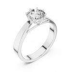 Gold Ring LR-0001, White Gold, view 2