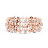 Gold Ring R29, Rose Gold, view 3