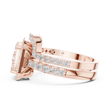 Gold Ring DDLR-583, Rose Gold, view 3