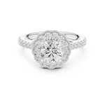 Gold Ring DDLR-665, White Gold, view 4