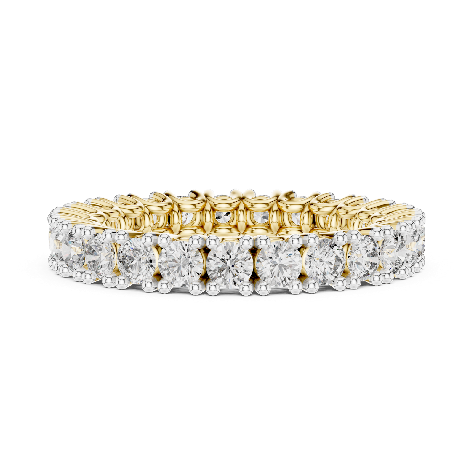 Gold Ring 12-10008@L, Yellow Gold, view 3