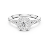 Gold Ring LR-0239, White Gold, view 4