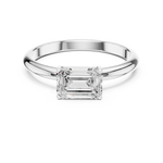 Gold Ring DDLR-1076, White Gold, view 4