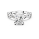 Gold Ring LR-0057, White Gold
