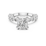 Gold Ring LR-0057, White Gold