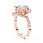 Gold Ring DDLR-406, Rose Gold