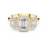Gold Ring DDLR-1067, Yellow Gold, view 4
