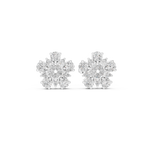 Gold Earrings AGDER-311, White Gold