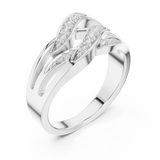 Gold Ring SBWR(49), White Gold, view 2