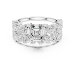 Gold Ring DDLR-940, White Gold, view 4